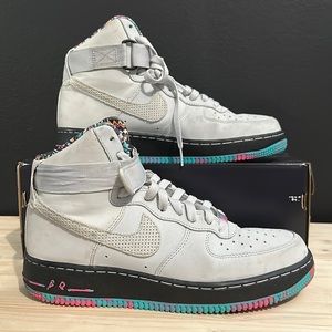 Nike Air Force 1 High Pure Platinum Multi Color M8.5